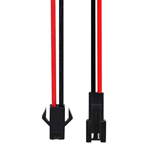 GIKFUN JST SM 2-PINES 2P CABLES DE CONITOR DE ENCENDIDO FEMENTALES Y MAL Male para Arduino (paquete de 10 pares) AE1045