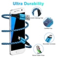 thumbnail image 4 of Micro USB Charger Block, 2 Pack Wall Charger with 6FT USB A to Micro Cable, USB Charger Brick Cube Android Phone Charger with High Speed Micro Charging Cable Compatible for Samsung Android, Blue, 4 of 8