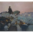 thumbnail image 2 of Gaston La Touche 22x20 Black Ornate Framed Double Matted Museum Art Print Titled: Pardon in Brittany (1896), 2 of 5
