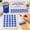 Blue, variant on Numbered Pencil Toppers – 30 PCS Reusable Classroom Pencil Labels, Organization & Supply Tracking for Teachers, Homeschool