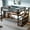 Black1 + Queen, variant on Twin XL Size Metal Loft Bed with Desk & Storage Stairs - LED Lights, USB Ports & Multifunctional Iron Nets, Noise-Free No Box Spring Needed,Black