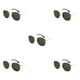 thumbnail image 2 of Sonducket Gafas de sol polarizadas con montura ligera para hombres y mujeres Materiales de protección UV de moda verde negruzco dorado Type2 NO2, 2 of 6