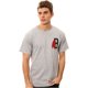thumbnail image 1 of Black Scale The Feather B Logo Camiseta gráfica para hombre, gris, pequeña, 1 of 1