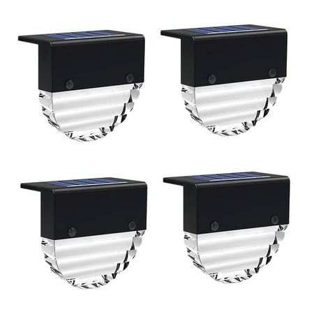 

4pcs LED Step Lamp 8 Hours Work Stairway Light IP65 Waterproof Garden Stair Lamp Energy-saving Outdoor Deck Light with 1000mAh Battery