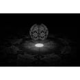 thumbnail image 2 of Esschert Design Round LED Lighted Bazaar Lantern - 17.5" - Taupe Brown, 2 of 2