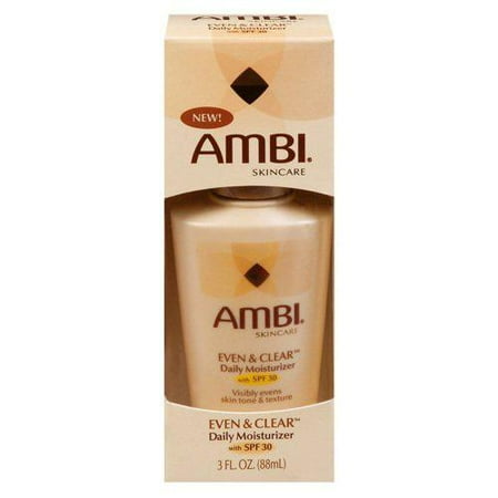 Ambi Even & Clear Daily Moisturizer SPF 30, 3 fl oz