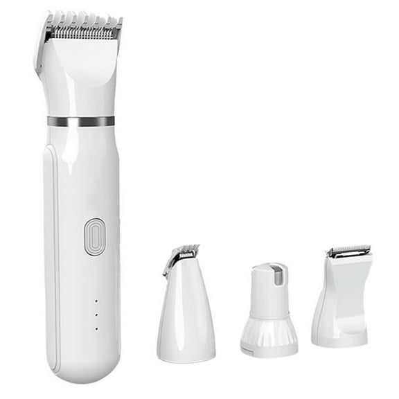 4-in-1 Pet Grooming and Care Set 4Different Blades Dog Cat Hair Shaver Low Noise Pets Clippers Rechargeable Cordless