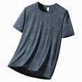 thumbnail image 4 of NIEWTR Mens Big and Tall T Shirts Short Sleeve Quick Dry Active Athletic T Shirt Running Gym Workout Tee Tops（Dark Gray,M), 4 of 9