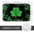 thumbnail image 2 of Honeii St Patrick's day Pattern Door Mat, Welcome Door Mats Outdoor Indoor, Stain and Fade Resistant, Non-Slip Entry Matfor Bedroom, Bathroom, Kitchen, 2 of 7