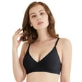 thumbnail image 1 of Sujetador de mujer con escote en V profundo - Sujetador push up de spandex y nailon con copa 3/4 para uso diario/deportivo, 1 of 4