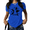 Blue, variant on Women's Cute Coffee Drinking Frog Graphic Short Sleeve T-Shirt Mushroom Print Aesthetic Cartoon Casual Crewneck Top