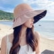 thumbnail image 5 of Sombrero de pescador con lazo de ala ancha, transpirable, con protección solar UV para mujer, sombrero para el sol, sombreros de playa para fiestas al aire libre, 5 of 5
