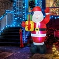 thumbnail image 5 of Papá Noel inflable 150 cm CHAO decoración navideña con luz LED para exteriores, 5 of 5