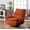 Manual Linen Fabric Orange Brown, variant on FLEXISPOT Manual Swivel Recliner Chair Oversize Glider Rocker Chair Sofa with Adjustable Backrest & Footrest for Living Room