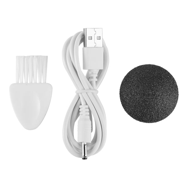 Removedor De Piel Muerta Eléctrico Lima eléctrica para pies con carga USB, removedor de piel muerta agrietada y pedicura (azul) Likrtyny Libre de BPA