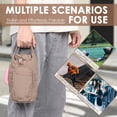 thumbnail image 4 of Water Bottle Carrier Bag Water Cup Crossbody Bag Bottle Holder Carrier with Removable Adjustable Strap for 18 to 64 oz Cup, 4 of 10
