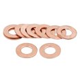 thumbnail image 2 of Unique Bargains 10pcs 9mm Inner Dia Car Copper Washers Flat Sealing Gaskets Rings, 2 of 3