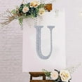thumbnail image 6 of BalsaCircle 8" Silver Solid Letter U Self-Adhesive Rhinestones Gems Sticker, 6 of 8