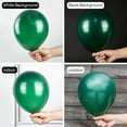 thumbnail image 2 of Dark Green Balloons 50 pcs 12 Inch Pearl Hunter Emerald Forest Green Balloons for Baby Shower Graduation Christmas Jungle Safari Birthday Party Decorations Green-Z01, 2 of 11