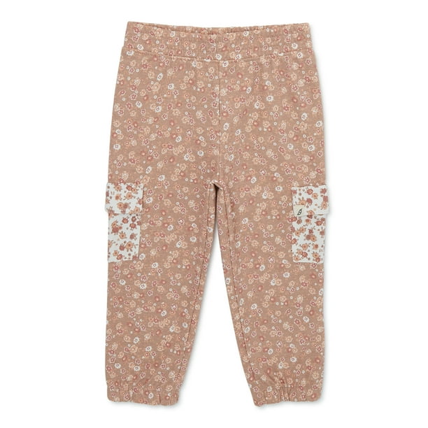 easypeasy Baby and Toddler Girls Cargo Pants, Sizes 12M4T