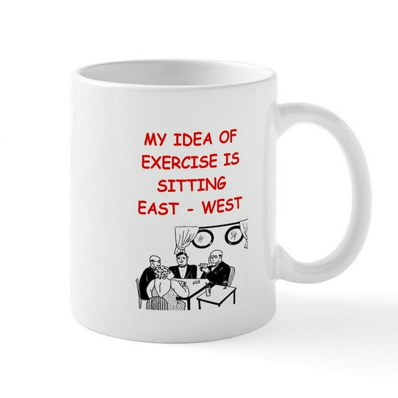 CafePress - Duplicate Bridge Mug - 11 oz Ceramic Mug - Novelty Coffee Tea Cup