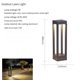 thumbnail image 3 of Lámpara LED moderna para exteriores, resistente al agua, IP65, para decoración de patios, caminos, villas, jardines, césped, 7 W/12 W, CA 110-220 V, 3 of 5