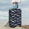 thumbnail image 5 of Cauagu Sardine Print Travel Luggage Cover,Travel Dust-proof Suitcase Cover Softside Suitcase Protector for 18-32inch,Not Included Suitcase, 5 of 8