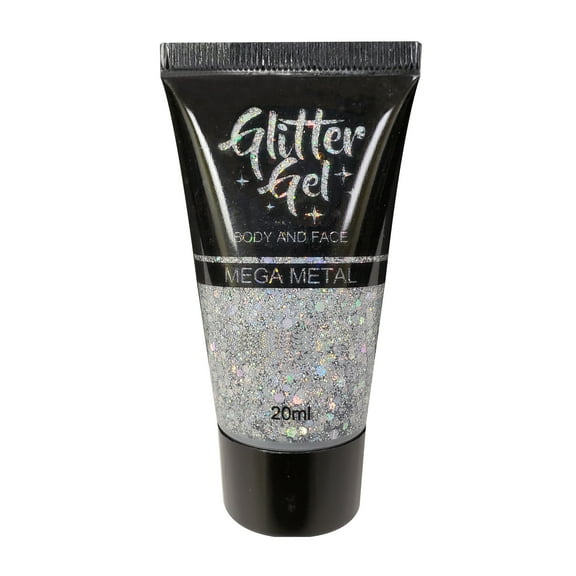Elegani Body & Face Glitter Gel - Silver