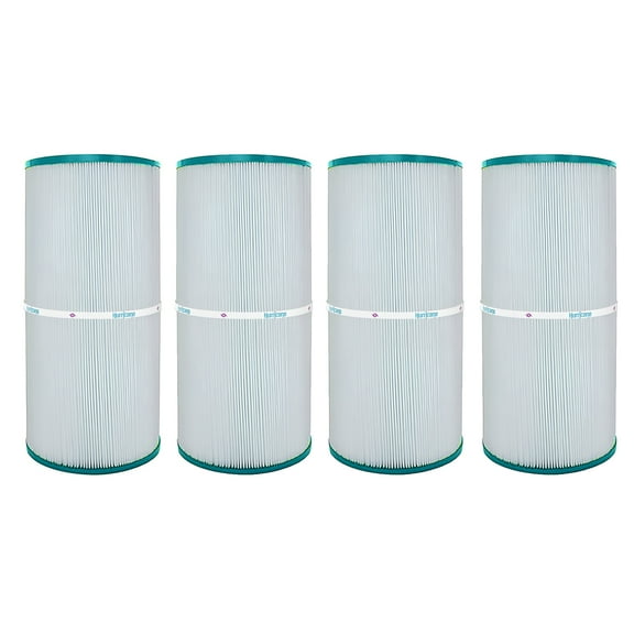 Hurricane Pool Filter Cartridge for C-7447, PA50SV, FC-1235, & Hayward, 4 Pack