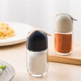 thumbnail image 4 of Toystoory Botella de condimento Dispensadores de sal Frasco con tapa Barbacoa automática Cocina Cocina Recipiente de almacenamiento recargable Type2 NO2, 4 of 6