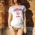 thumbnail image 6 of Cleveland Classic Baseball Arch Basic Cotton T-Shirt - Small - White, 6 of 6