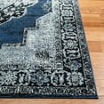 thumbnail image 3 of SAFAVIEH Vintage Hamadan Tahnee Oriental Area Rug, Blue/Grey, 3' x 3' Square, 3 of 7