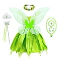 Tinker bell Costume for Girls Dress Up Toddler Costumes Set Fairy Theme