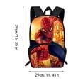 thumbnail image 2 of Spider Hero Pattern Print Backpack with Web Design for Teens Large Capacity Student Schoolbag with Water Resistant Fabric and Storage Compartments #63, 2 of 5