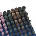 thumbnail image 3 of Lot de 100 mèches de polissage rotatives, tige de 3 mm, embouts abrasifs, kits de polissage, laine, sésame, caoutchouc, peau de vache, pierre abrasive, 3 of 4