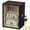Black, variant on Lockable Wooden Tip Box with Acrylic Window Tip Jar with 2 Key 6x5x8 Inch Donation Box for Restaurant Bar Cafe Charity