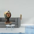 thumbnail image 2 of Reloj de escritorio con figura de globo terráqueo moderno y modelo de reloj de pie en miniatura para oficina, estantería, dormitorio, sala de estar. a, 2 of 8