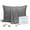 Gray, variant on Dafinner Luxury Set of 2 Pure Mulberry Silk Pillowcases with Hidden Zipper Queen Size, Silky Pillow Cases for Skin & Hair (20x30, White)