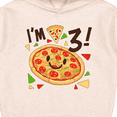 thumbnail image 3 of Inktastic I'm Three Pizza Birthday Party Toddler Hoodie, 3 of 4