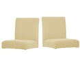 thumbnail image 1 of Funda para silla de oficina sólida, Multicolor, resistente al desgaste, muebles de oficina para las cuatro estaciones, Protector exterior, funda giratoria, Beige AweSitey HA012491-07, 1 of 5