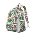 thumbnail image 2 of Cute Dinosaur Pattern Backpack for School,Cute School Bag,Schoolbag with Adjustable Shoulder Straps & Padded Back,13.4"x11"x4.7", 2 of 6