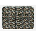 thumbnail image 1 of Jungle Bath Mat, Tropical Island Nature and Wildlife Theme Cheerful Characters and Vegetation Graphic, Plush Bathroom Decor Mat with Non Slip Backing, 29.5" X 17.5", Multicolor, by Ambesonne, 1 of 2