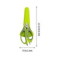 thumbnail image 3 of PATLOLLAV Multifunction Kitchen Shears Come Apart Dishwasher Safe Food Scissors Heavy Duty 5-In-1,Stainless Steel Kitchen Scissors for Food,Meat,Fish and Vegetable, 3 of 5
