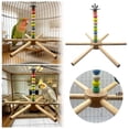 thumbnail image 2 of Colorful Parrot Windmill Interactive Bird Enrichment Toy with Rotating Mechanism for Mental Stimulation and DIY Assembly to Inspire Natural Foraging and Activity, 2 of 7