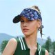 thumbnail image 5 of Balery Skull blue crystal flower Gorra deportiva con visera ajustable para mujer y hombre (talla única), 5 of 7