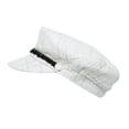 thumbnail image 3 of WITHMOONS Womens Wool Baker Boy Hat Winter Newsboy Beret Cap KRG1428 (White), 3 of 5