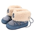 thumbnail image 3 of Kid Boots Baby Booties Girl Boy Shoes Winter Warm Ankle Boots Rubber Sole Anti Prewalker Boots, 3 of 7