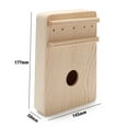 thumbnail image 4 of Piano de pulgares Montaje simple Kalimba Handwork DIY Kit Wood Finger Thumb Piano para niños Instrumento musical para niños Abody Piano de pulgares, 4 of 6
