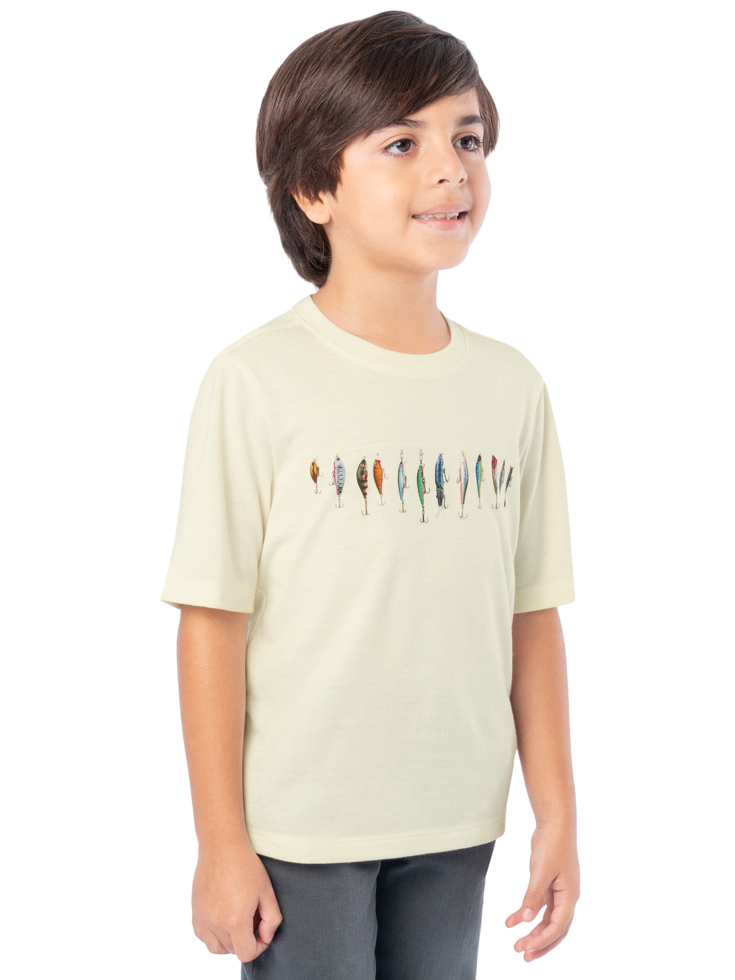Ozark Trail Boy's Graphic Short Sleeve T-Shirt, Sizes 4-18 & Husky