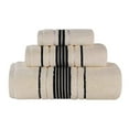 thumbnail image 2 of Superior Sadie Zero Twist Cotton Solid 3 Piece Towel Set, Ivory, 2 of 10